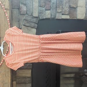 Dot Dot smile twirl dress size 3/4 classic cap orange